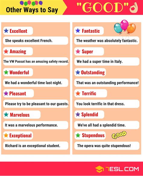 good synonyms in english|fancy word for good.